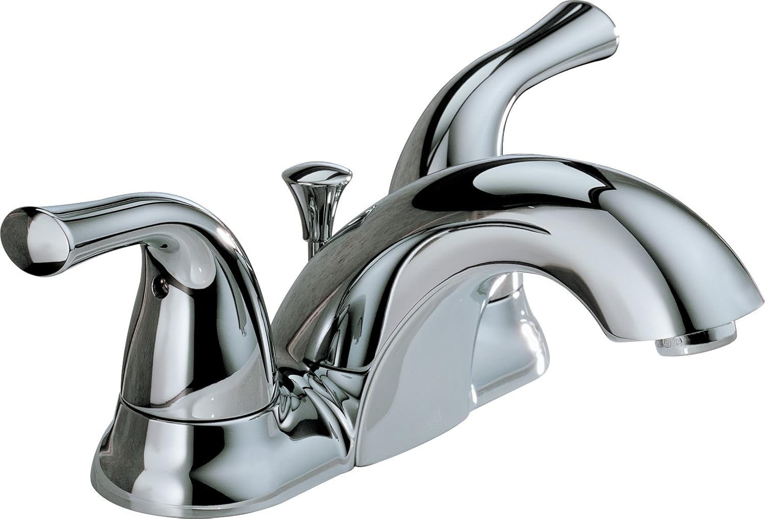 Delta 2520lf A Classic Two Handle Centerset Bathroom Faucet
