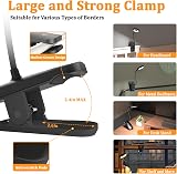 HECDSTLY Clip on Light Rechargeable with Large Clamp 5 Colors 5 Brightness view 2