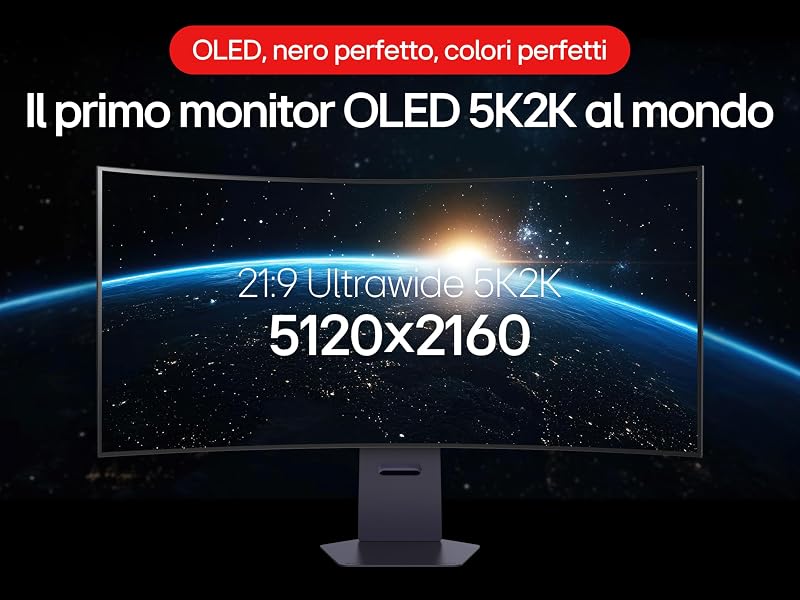 UltraGear 45GX950A Monitor Gaming OLED 45" 5K2K 21:9 Curvo