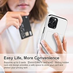 SAMONPOW Compatible with iPhone 15 Pro Case with