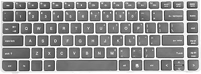 Fdit Laptop Keyboard for Probook 4330s 4430s 4431S 4435 4436 ABS Aluminum Black