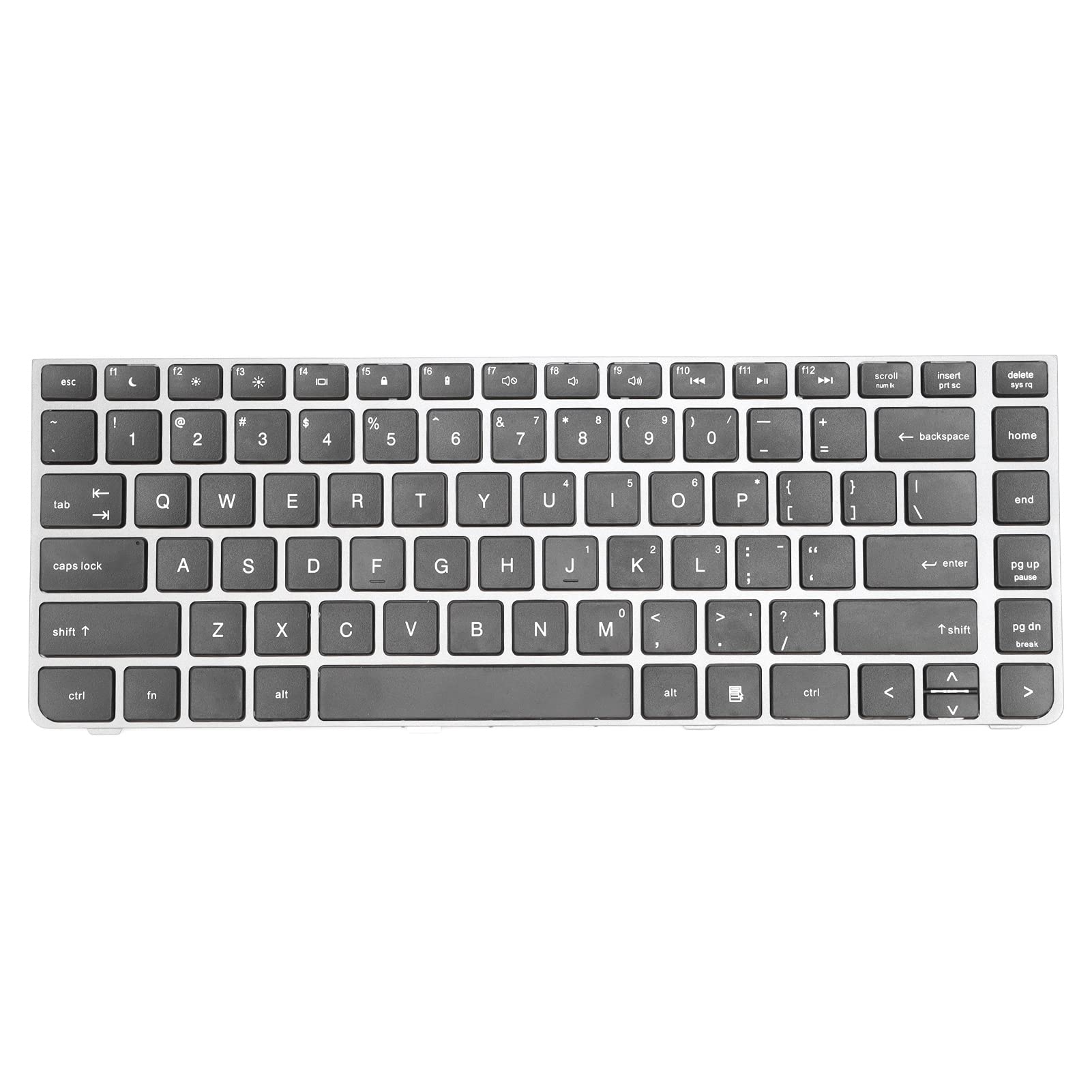 Laptop Keyboard Peplacement for Probook 4330s 4430s 4431S 4435 4436 Series Notebook, ABS Keypad & Aluminum Alloy Base(black)