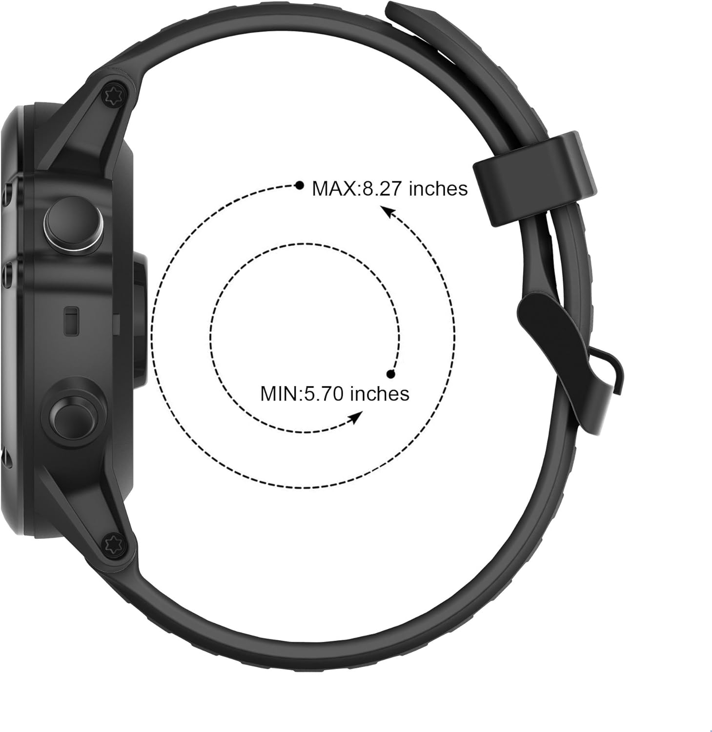 TOPsic Garmin Fenix 3 correa de reloj, Banda Reemplazo de Silicona Suave Deportiva con Herramientas para Garmin Fenix 3/reloj elegante de Fenix 3 HR ...