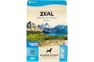 ZEAL Canada Dogs Treats Pouch Healthy Air-Dried Salmon & Duck Recipe Fully Digestible Dry Dog Food Snacks with Natural Superf