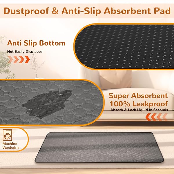 CHEW-PROOF DOG BED MEDIUM SIZE DOG ORTHOPEDIC WATERPROOF PET BED MEMORY FOAM WITH ANTI-SLIP MAT WASHABLE DOG COUCH (GREY)