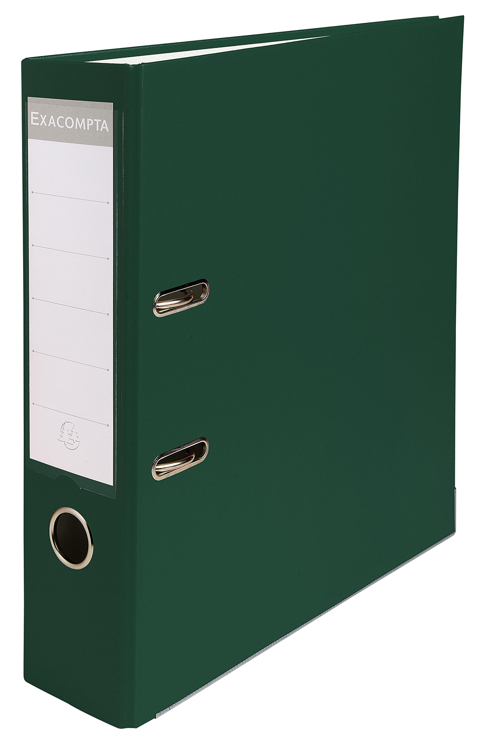 Exacompta - Ref 918405B - PP Lever Arch File - 320 x 290mm in Size, Suitable for Storing A4 Documents, 75mm Spine, Reinforced Finger Pull & Bottom Edge - Green