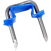 Gardner Bender MSI-200JT Insulated Metal Staple, &frac12;, Secures: NM Electrical Cable, BX, MC, AC, and UF Cable, 200 Pack, Blue