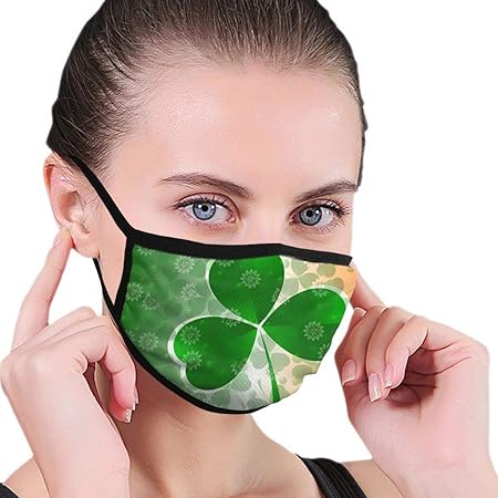 Amazon アイルランドの聖パトリックの日マスク 非使い捨てマスク 不織布マスク 超快適マスク 大きめマスク アウトドア用マスク わやかマスク 蒸れない 肌荒れしない 呼吸がしやすく 顔にフィットして使い心地がいいです 超立体 通気性 花粉対策 水洗い可能 繰り返し