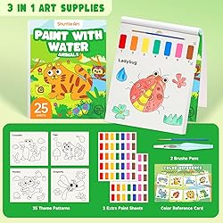 Shuttle Art Paint with Water Coloring Book for