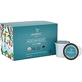 Lifeboost Medium Roast Low Acid Coffee K Cups - Single Origin Mold Free Non-GMO Organic Coffee Pods - Compatible with Keurig & Keurig 2 Machines - 10 Count