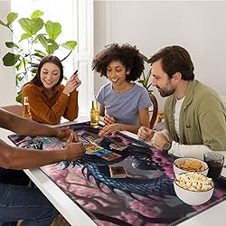 Tabletop Card Playmat with Stitched Edges, 24 x 14