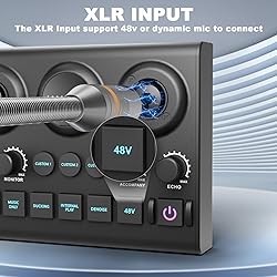 Podcast Equipment Bundle for 2, Audio Mixer with
