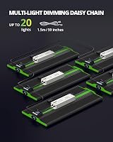 VIPARSPECTRA Upgraded P2000 LED Grow Light Daisy Chain Full Spectrum 200W view 3