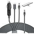 Starlink Mini 3 in 1 DC Power Cable 10FT, 100W+ USB C 12-24V Cigarette Lighter Plug and DC Male Power Cable Cord for Starlink