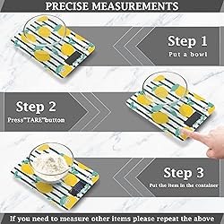 Lemon Fruit Food Scale Waterproof Digital Kitchen