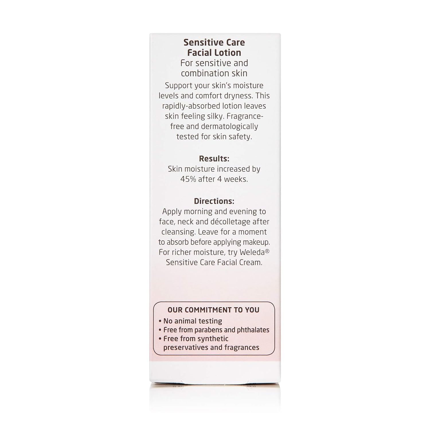 weleda sensitive care facial lotion