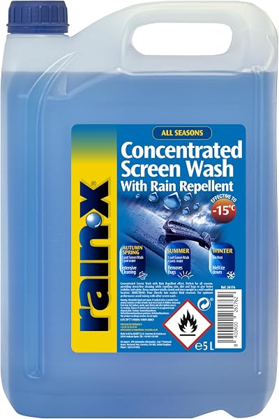 Rain-X Concentrated Screenwash with Rain Repellent 5L -10 to -15°C