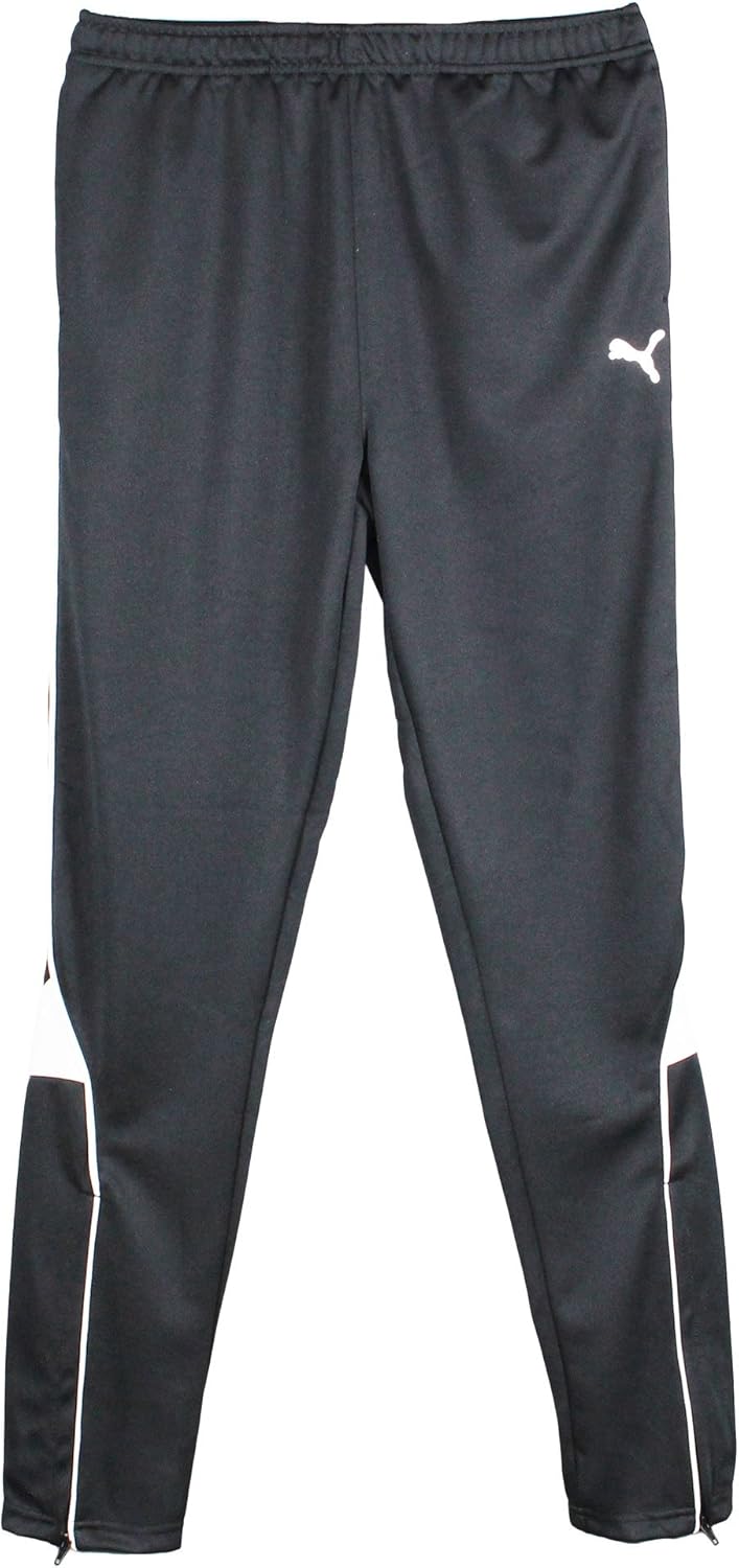 Puma Youth Soccer Warm Up Mesh Knit Sweatpants Black Medium