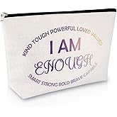 Inspirational Motivational Gifts for Women Makeup Bag Inspirational Quotes Cosmetic Bag Encouragement Gifts for Daughter Sister Niece Friendship Christmas Birthday Presents for Her Zipper Travel Pouch