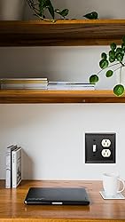 OKAWYC Toggle/Duplex Light Switch Cover Luca Metal