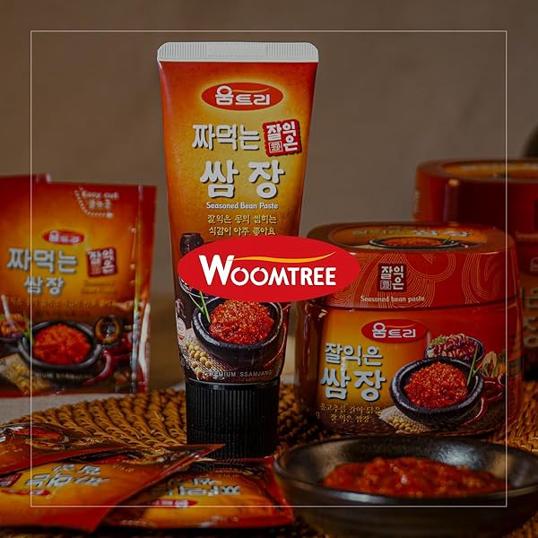 WOOMTREE SEASONED SOYBEAN PASTE (SSAMJANG), IN TUBE, 4.2 OZ | KOREAN FOOD |