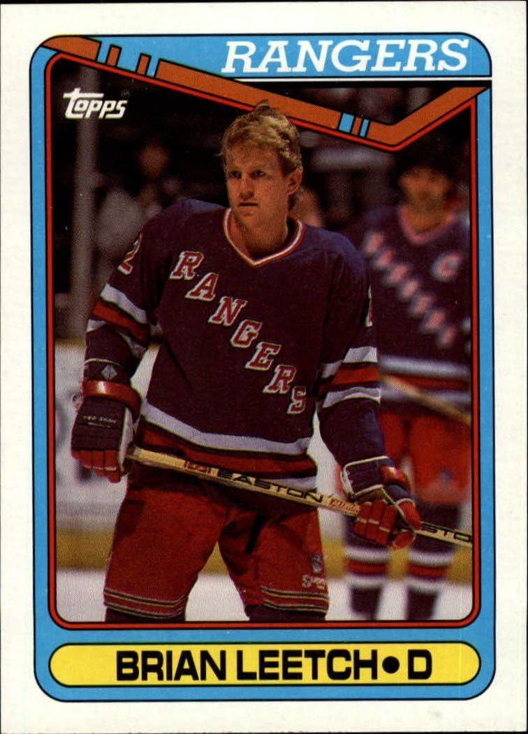 Amazon 1990 Topps Hockey Card 1990 91 221 Brian Leetch 