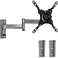 Mount-It! Locking RV TV Mount with Dual Wall Plates & Quick Release | Full Motion Rust-Resistant Aluminum Arm for Indoor & Ou