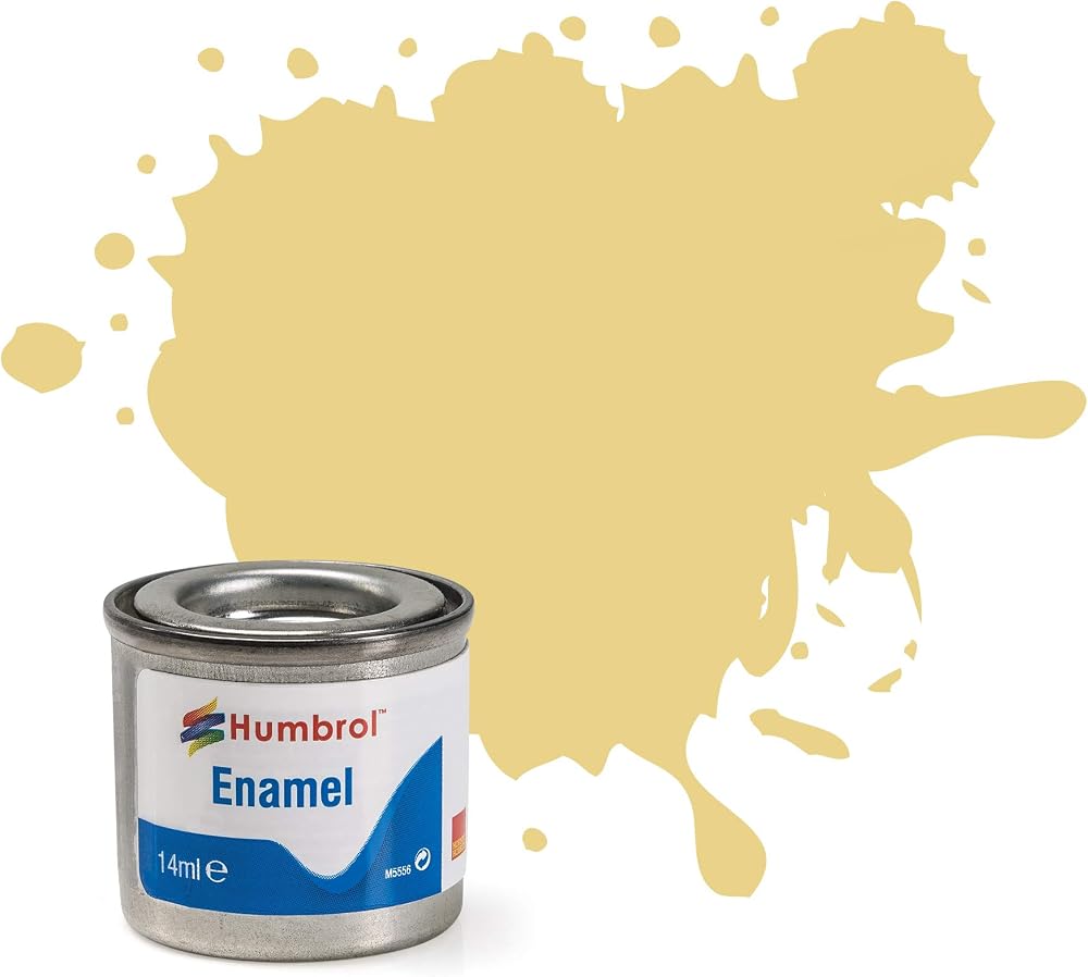 Humbrol Enamel Paint 14ml No 103 Cream Matt