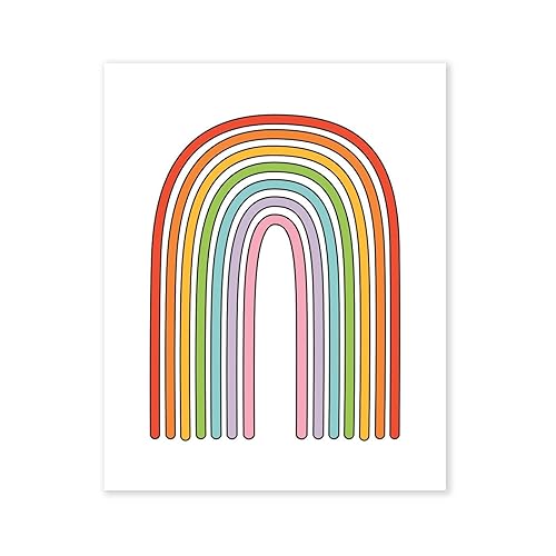 rainbow prints for nursery