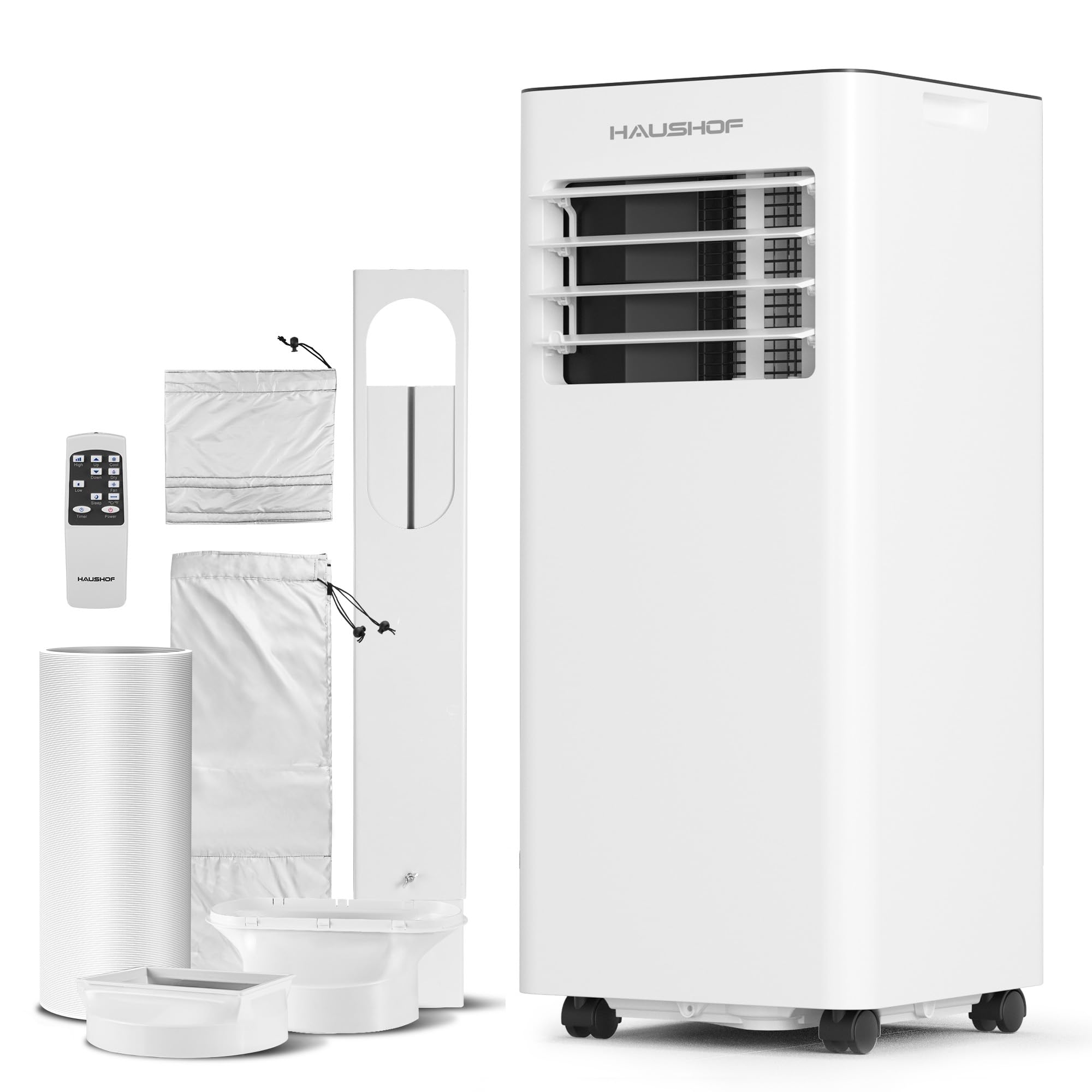 Photo 1 of ******reference image  the product may be different  HAUSHOF 10,000 BTU Portable Air Conditioners for Rooms up to 430 Sq. Ft, 3-in-1 AC Unit with Cooling, Fan & Dehumidifier, Quiet Operation, Remote Control, 24H Timer, LED Display & Window Kit Included