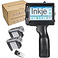 ZHENFU-MEI Handheld Inkjet Printer Portable 4.3 Inch HD LED Touch Screen Labeler Come with 2 Ink Cartridge in Black for Barcode Date Logo Batch on Surface ZFM6 Height 0.08~0.5’’ up to 6 Lines of Text