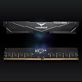 TEAMGROUP T-Force Vulcan 16GB (2x8GB) DDR5 5200MHz CL40 Desktop Memory Black view 5