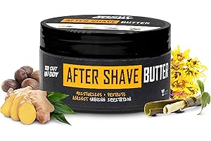 The Cut Buddy After Shave Butter for Men & Women, Moisturizer with Shaving Razor Bump Defense, Witch Hazel, Shea Butter, Ginger & Willow Bark, 8 Fl Oz