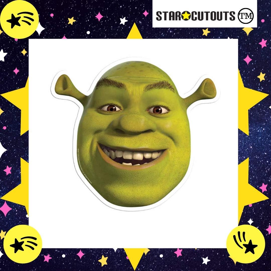 Star Cutouts stsm207 – DreamWorks – Shrek Mask – BigaMart