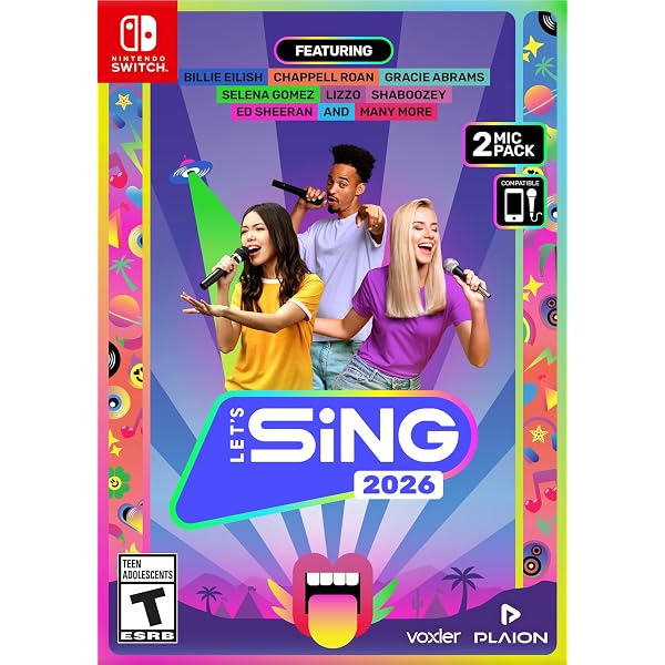 Amazon.com: Let's Sing 2025 (2 mic bundle) - Nintendo Switch