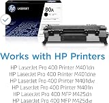 HP 80A CF280A Black LaserJet Toner Cartridge Original M401 M425 2560 Pages view 2