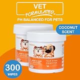 kulloomii Dog Eye Wipes Biodegradable Face Wipes for Pets 300pz view 6
