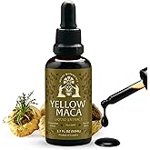 Munay Botanicals Yellow Maca Extract 50ml – Maca Root Liquid Drops | Peruvian Energy & Hormonal Support | Vegan, Non-GMO Clean Plant-Based Formula for Focus, Mood, Vitality & Wellness– 50 Servings