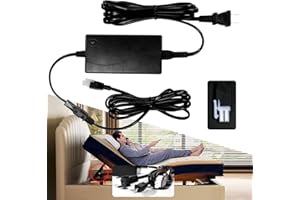 GALEITH Adjustable Bed Power Supply Replacement Cord Three Piece Set，Adjustable Bed Power Adapter for Lucid L150 L300 L600 and New Generation Adjustable Bed Base