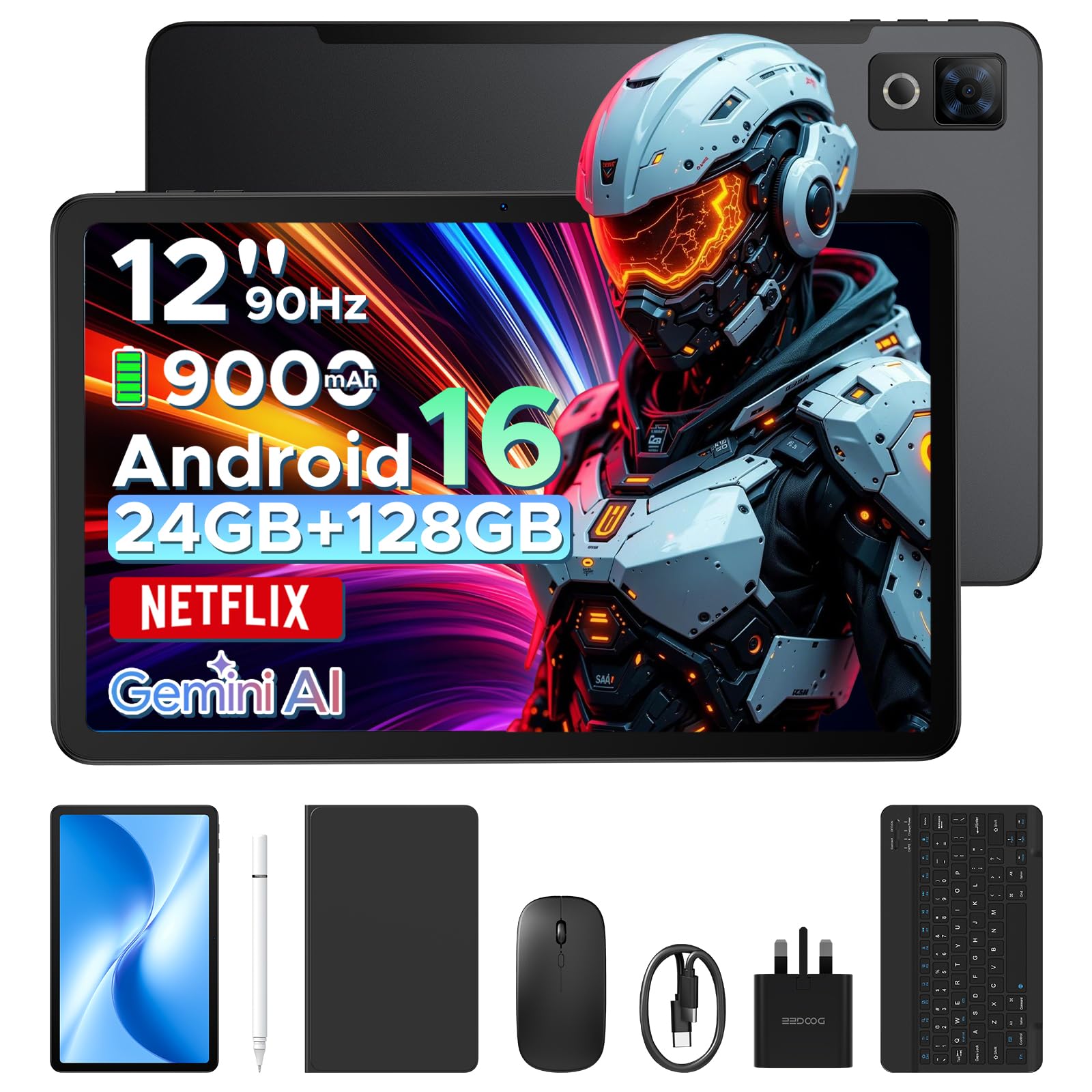 U12 Android 16 tablet, 12 inch...