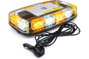 Xprite Rooftop Beacon Strobe Lights for Vehicles - 72 LED Emergency Roof Top Warning Traffic Flashing Hazard Safety Caution L