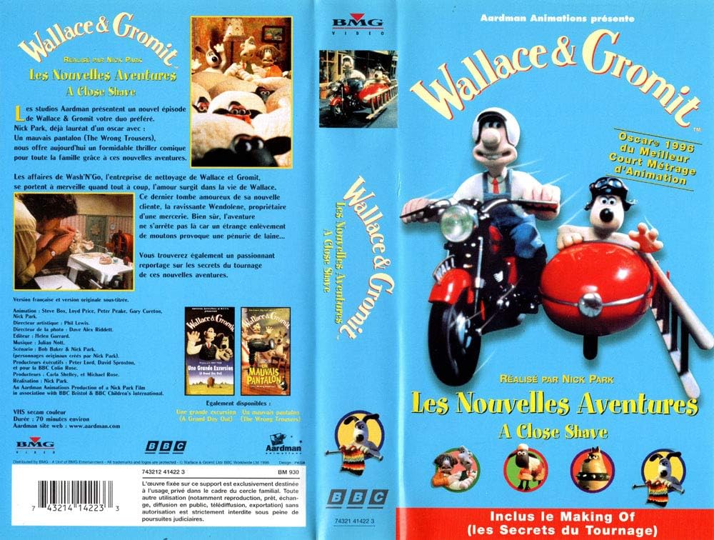 Wallace and Gromit A Close Shave [VHS] Amazon.co.uk Video