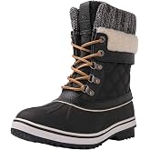 GLOBALWIN Women's Waterproof Winter Boots Snow Boots For Women