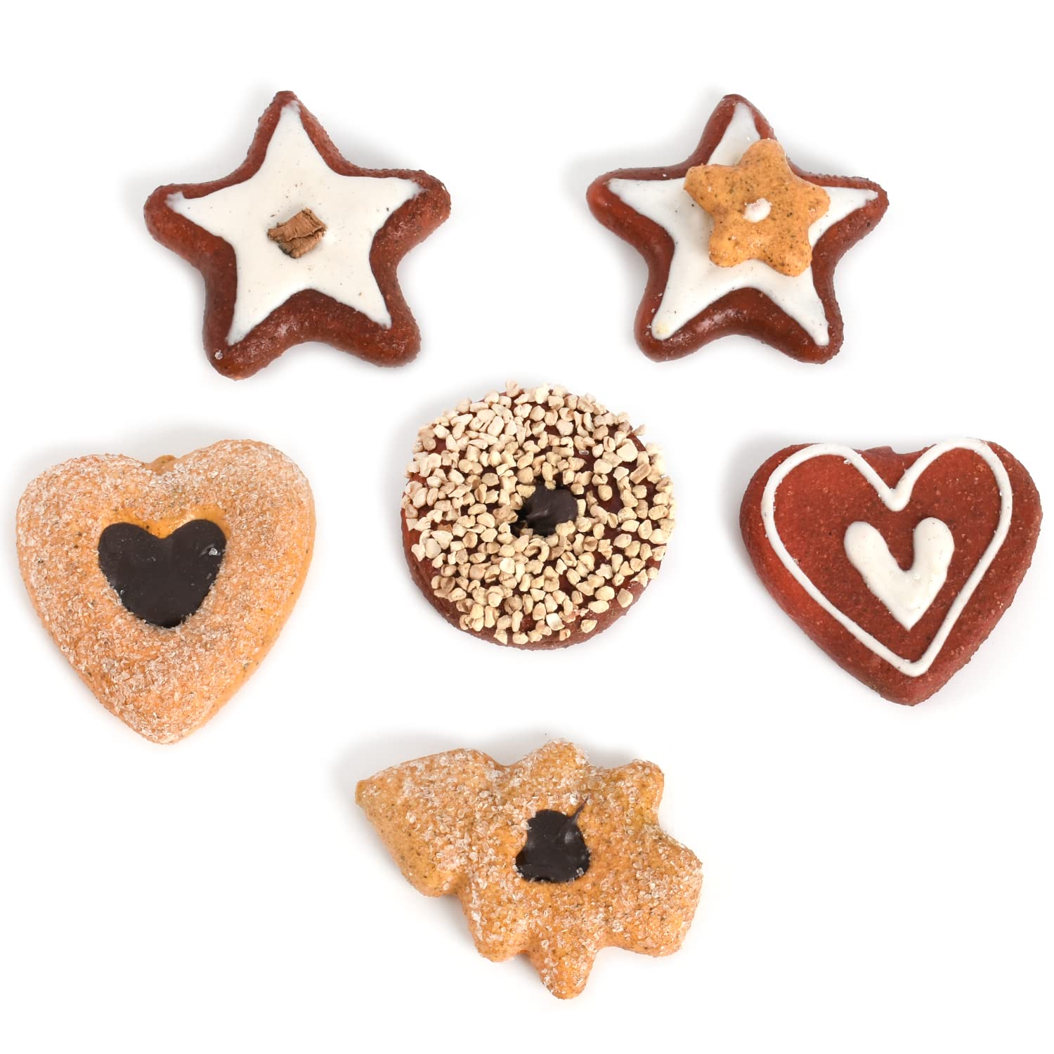 Photo 1 of Hagao Fake Cookie Artificial Biscuits Chocolate Simulation Artificial Food Model Kitchen Decoration 6 pcs