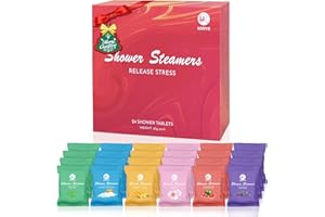 MR MIRYE Shower Steamers Aromatherapy Birthday Gifts for Women Men, 24-Pack Stress Relief Organic Shower Bombs with Essential Oil, Stocking Stuffers White Elephant Christmas Gifts for Mom Wife Friends