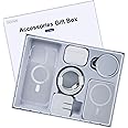 for iPhone 14 Pro 6.1 inch, Accessories Gift Box Set, Includes Earbuds Bluetooth Headphones, Compatible with MagSafe Wireless Charger Powerbank, for iPhone 14 Pro 6.1" Case Clear
