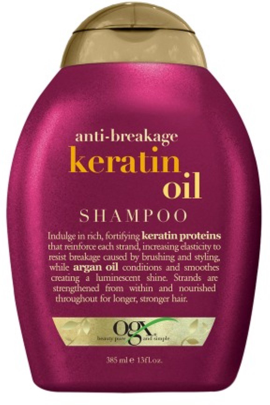 OGX AntiBreakage + Keratin Oil Fortifying AntiFrizz Shampoo for