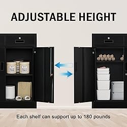 TaskStorz Metal Garage Storage Cabinets，Metal