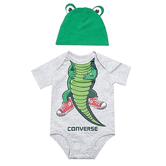 Converse Baby Jungen (0-24 Monate) Sweatanzug Grau grau