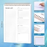 Thboxes To Do List Pad Daily Planner Notebook 52 Sheets 9.8x6.7 in 100gsm view 2